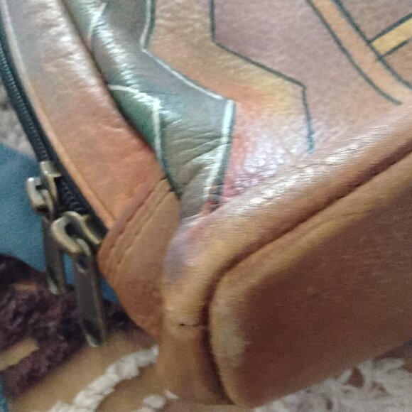 Anuschka leather multicolored purse pre owned - Picture 5 of 12